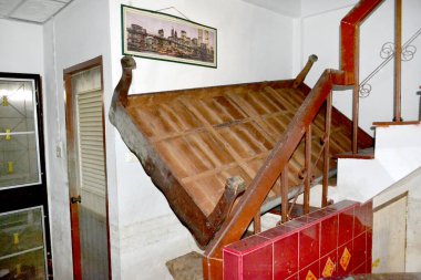 BANGKOK, THAILAND, Tayland sel krizinden sonraki hasar, 17 Kasım 2011 Bangkok, Tayland