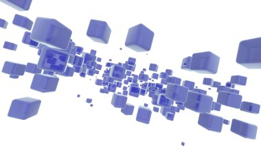 alan arka plan mavi küpleri