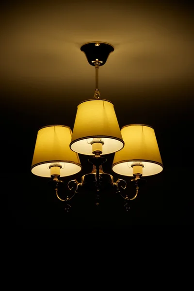 Gugus tiga lampu (potret ) — Stok Foto