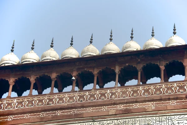 Рядок куполів на Тадж-Махал — стокове фото