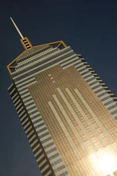 Угловой вид на Центральную площадь на закате — стоковое фото