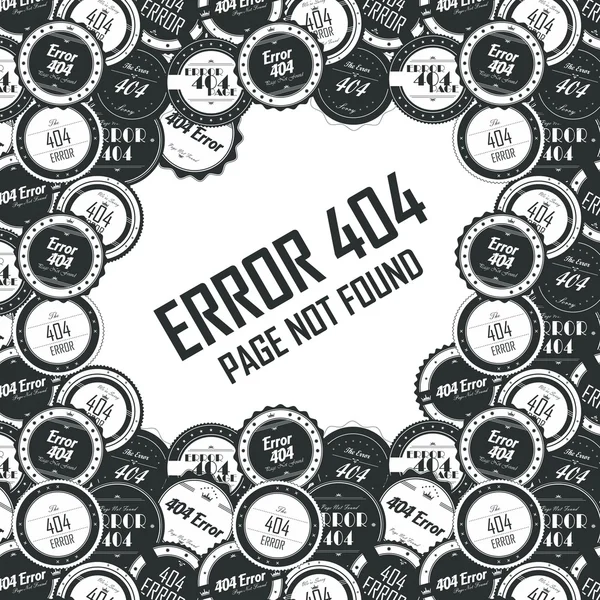 Error page not found — Stock Vector