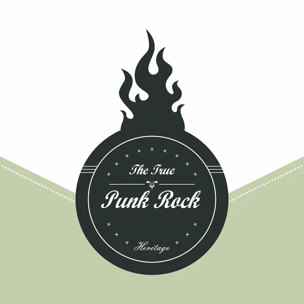 Vintage kunst label sticker — Stockvector