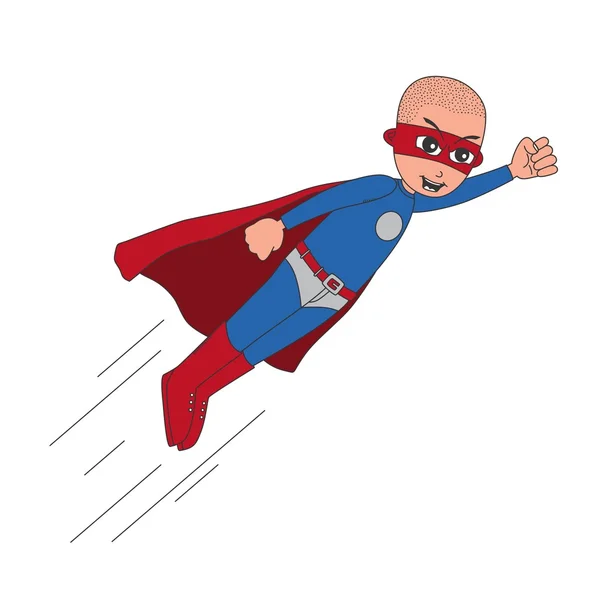 Superhero cartoon — Stock Vector