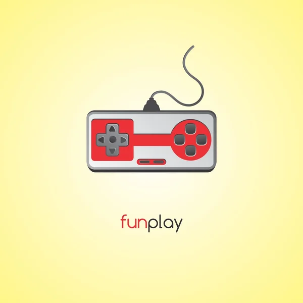 Video game console theme — Stock Vector