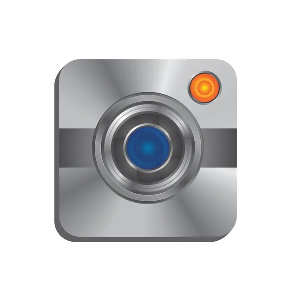 Media interface camera-apparaat — Stockvector