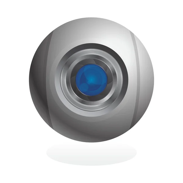 Media interface camera-apparaat — Stockvector