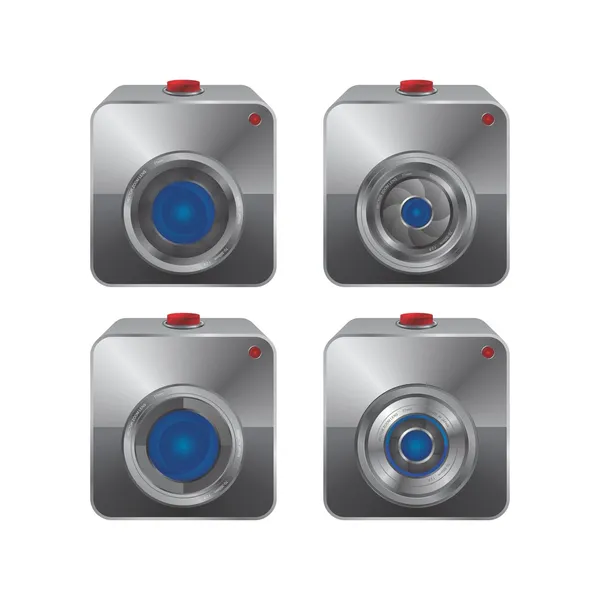 Media interface camera-apparaat — Stockvector