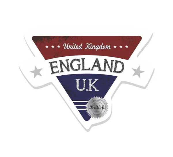 England united kingdom emblem — Stock Vector