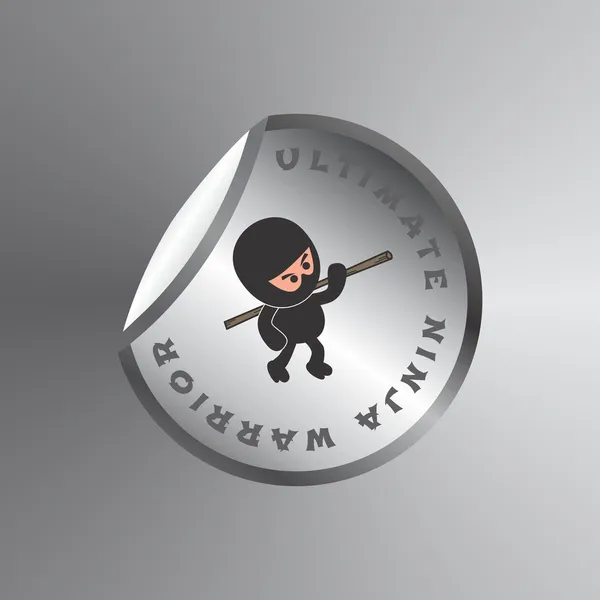 Wojownik Ninja — Wektor stockowy