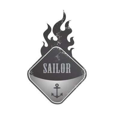 Vintage Tema etiket sticker