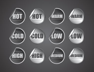 Vintage Tema etiket sticker