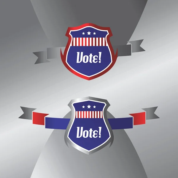 Votez art shield — Image vectorielle