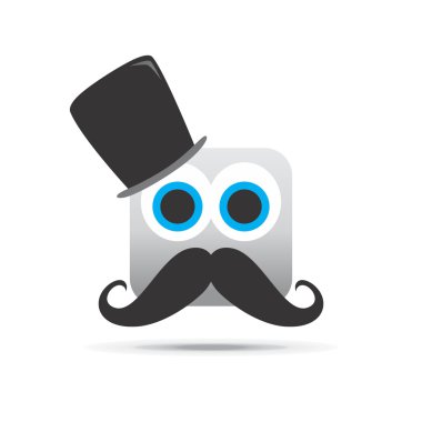 küçük sevimli canavar karakter karikatür