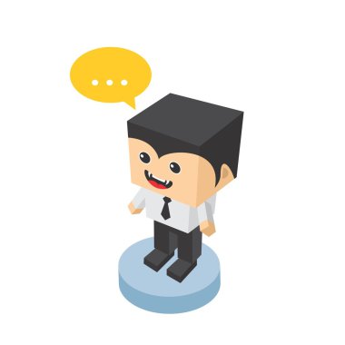 izometrik çizgi film karakteri