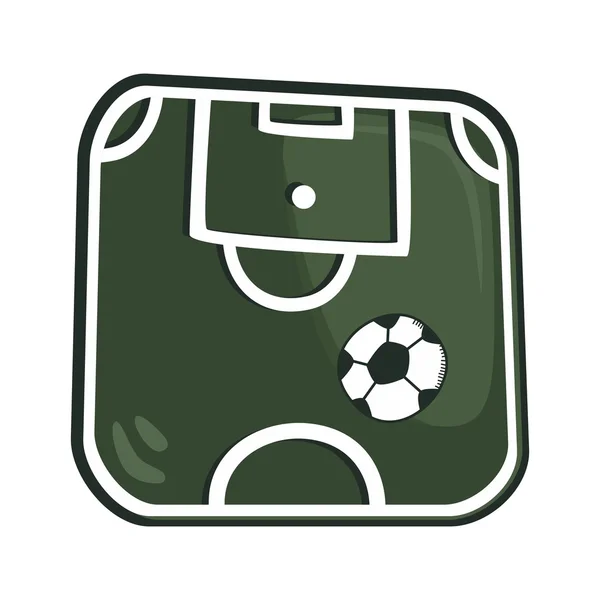 Tema ilustración de fútbol — Archivo Imágenes Vectoriales