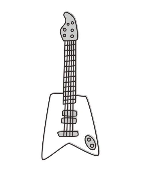 Custom guitar — Stock Vector