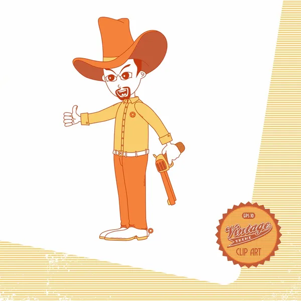 Sheriff. — Archivo Imágenes Vectoriales