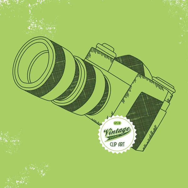 Fotografie camera — Stockvector