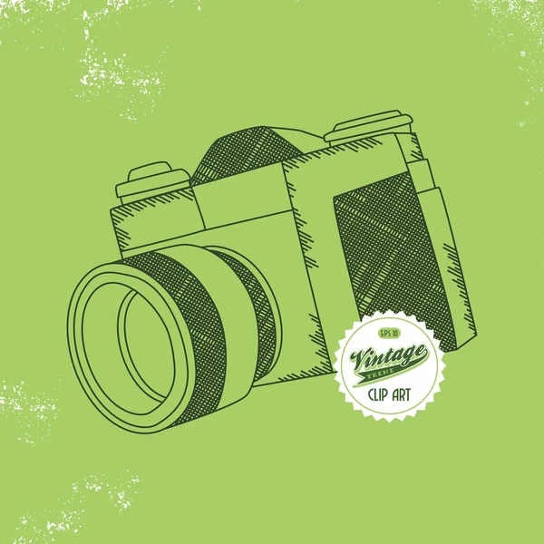Photography camera — Stock Vector