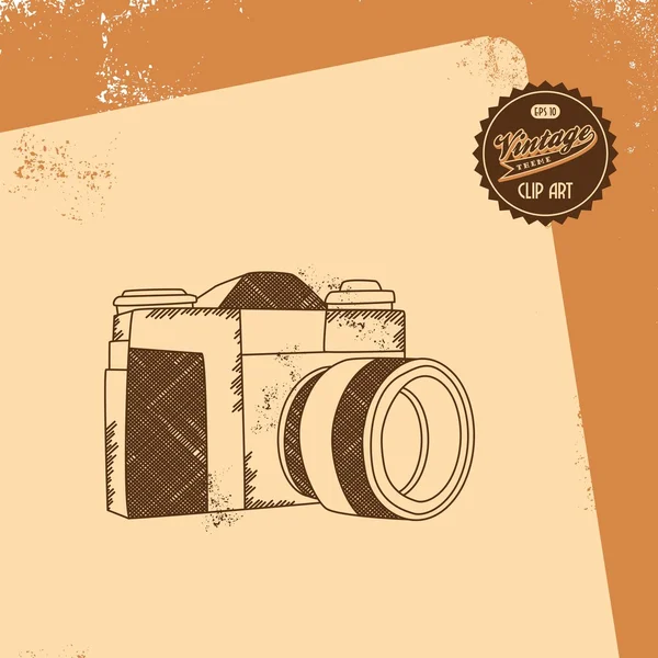 Photography camera — Stock Vector