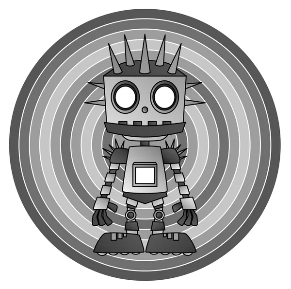 Warp robot — Archivo Imágenes Vectoriales