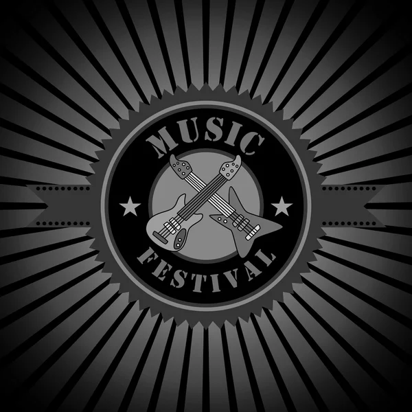 Music festival — Stockvector