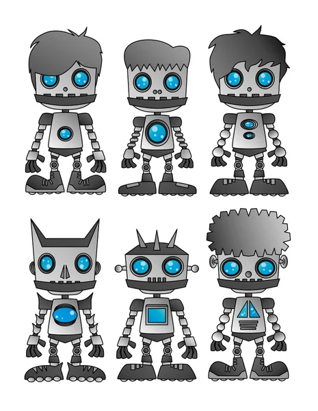 Thème robot — Image vectorielle