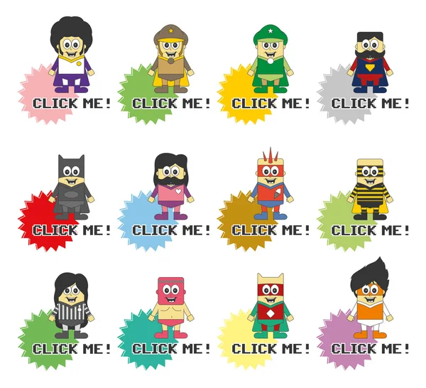 Super mec héros — Image vectorielle