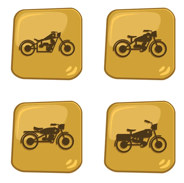 Icono de moto — Vector de stock
