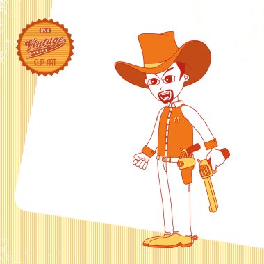 Silahlı kovboy