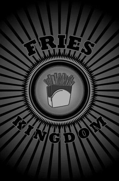 Frites royaume — Image vectorielle