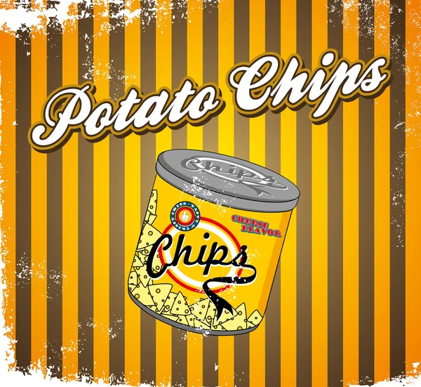 Chips — Stockvektor