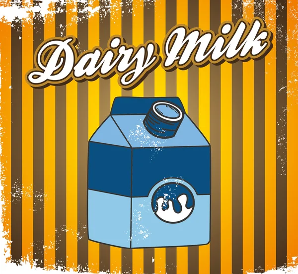 牛乳乳製品 — ストックベクタ