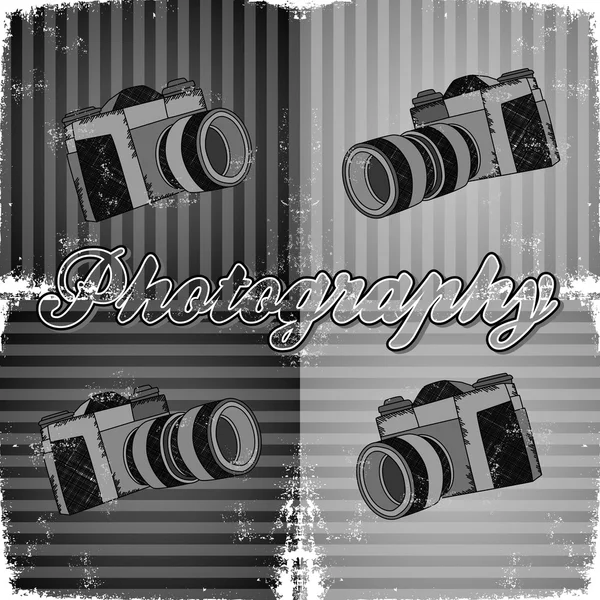 Vintage camera — Stock Vector