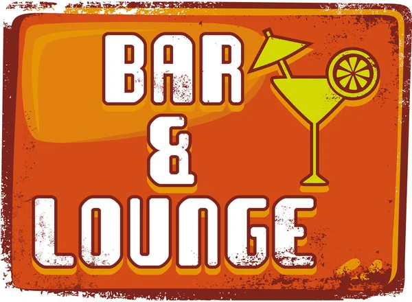 Bar & lounge — Stock Vector