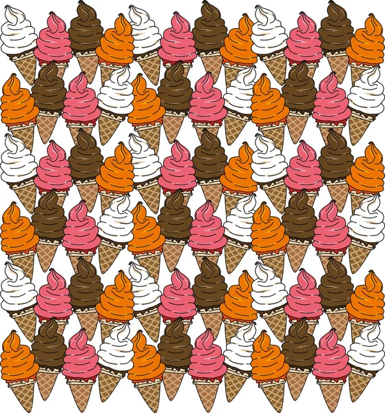Ice cream theme — Stock Vector