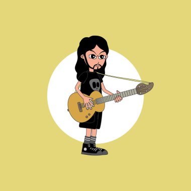 müzik çizgi film adam