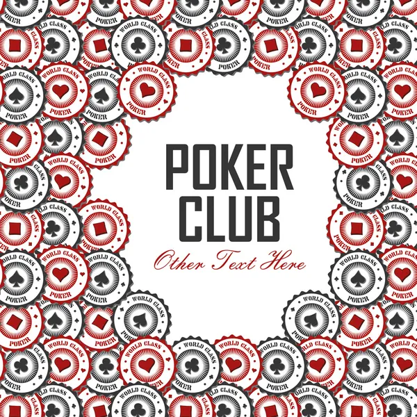 Jeu de poker — Image vectorielle