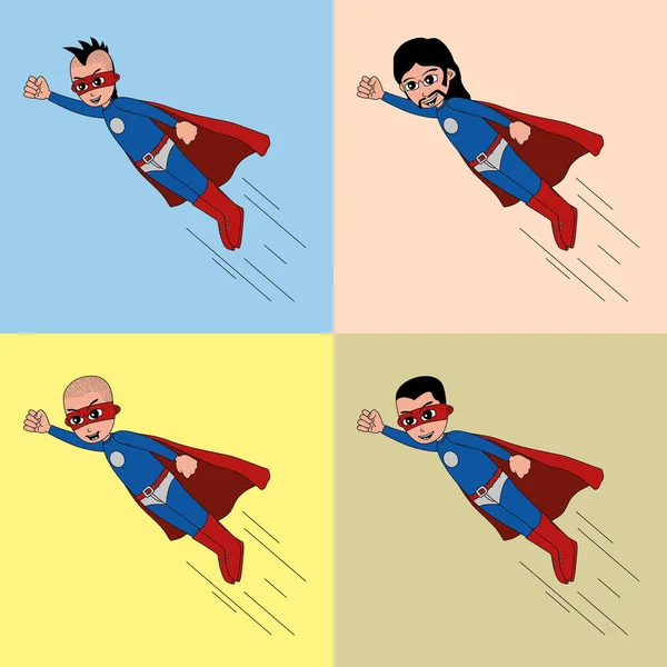 Úžasné superhrdina — Stockový vektor