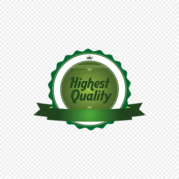 Highest quality label — Stock Vector