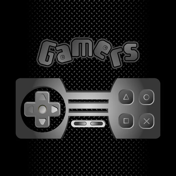 Game stick icon button — Stock Vector