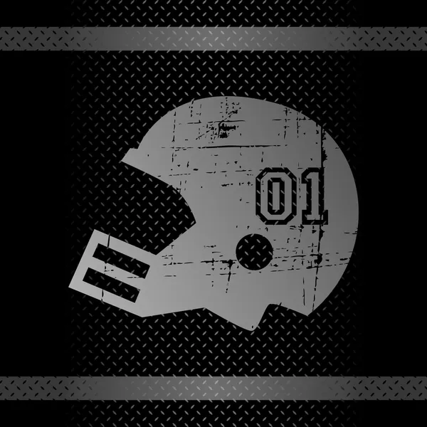 Voetbal helm — Stockvector