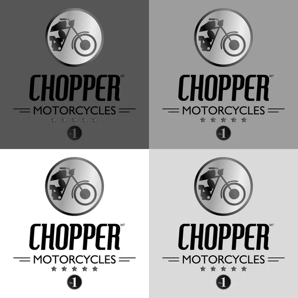 Chopper-Etikett — Stockvektor