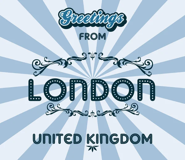 LONDRES — Vector de stock