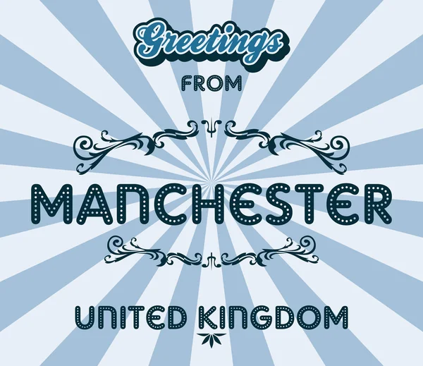 Manchester — Image vectorielle