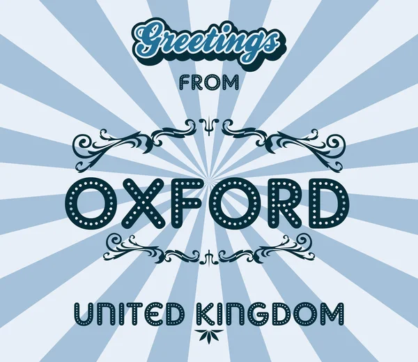 Oksford — Wektor stockowy