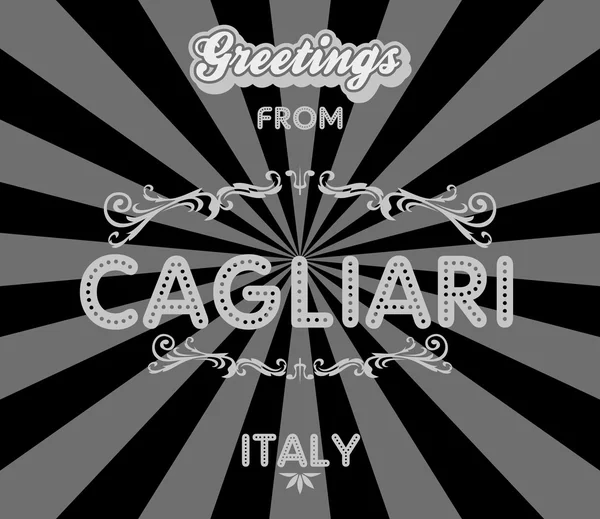 Cagliari — Stockový vektor
