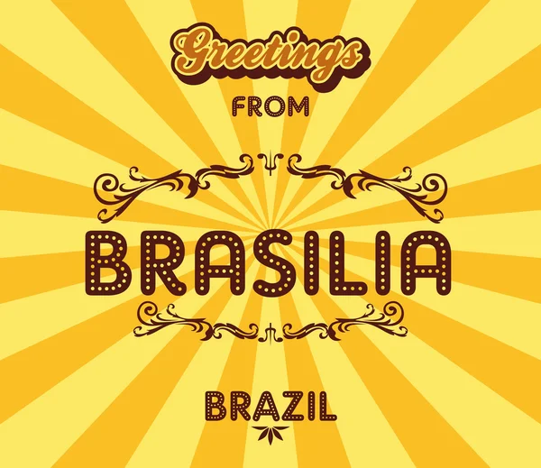 Brazílie — Stockový vektor