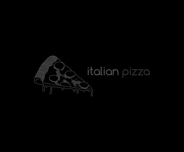 Illustration de pizza — Image vectorielle